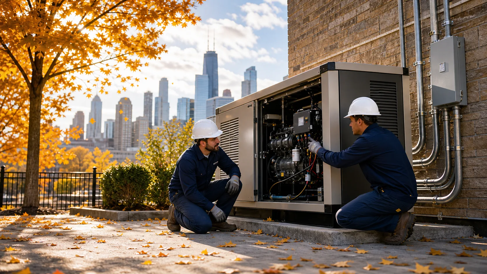 Preparing Standby Generators for Chicago’s Fall Windstorms